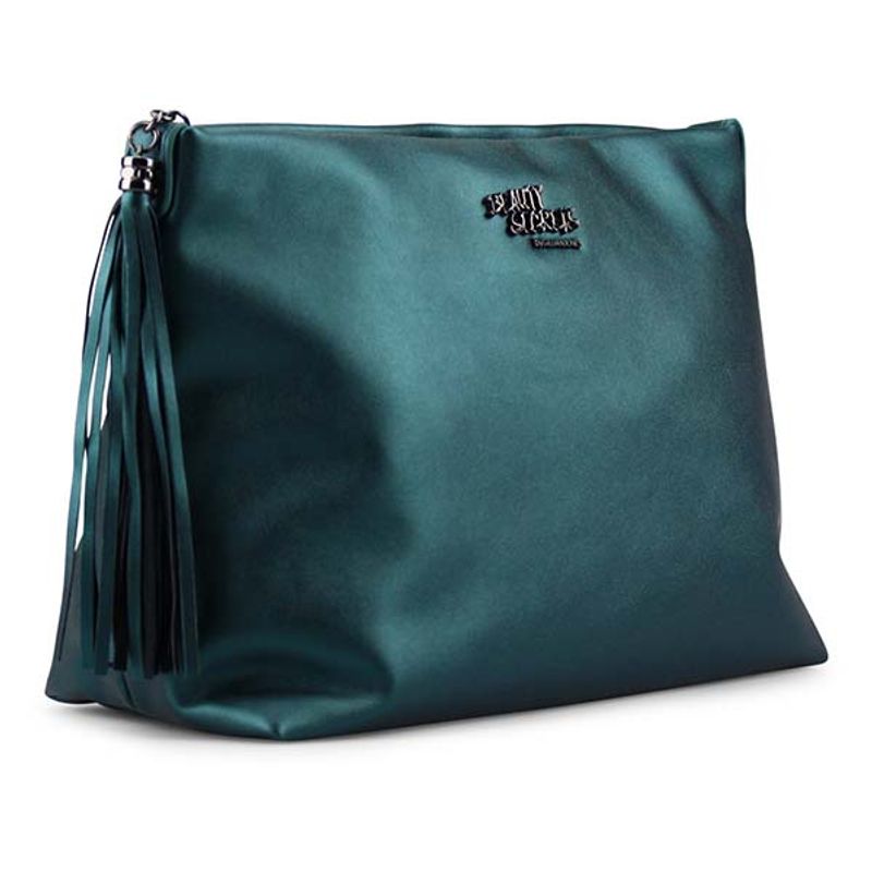 Toalettmappe m tassel sjøgrønn Gillian Jones