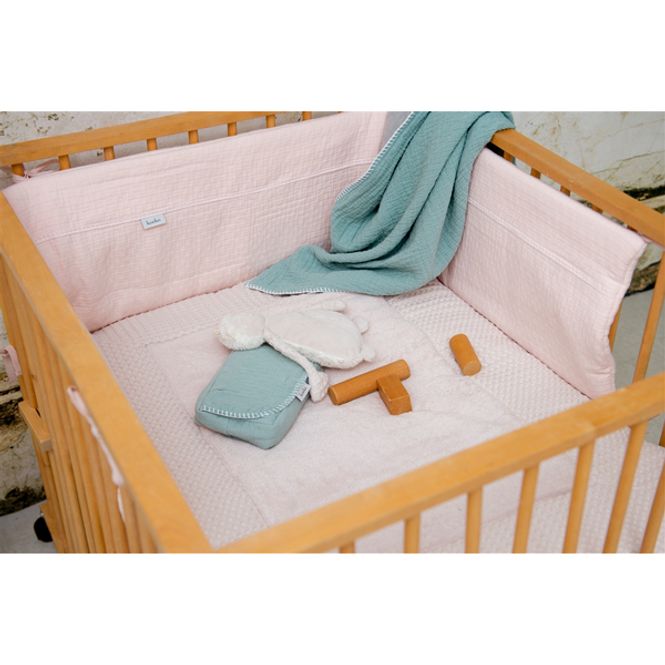 Hovedbilde Lekegrind Kant Elba Pastell rosa Koeka