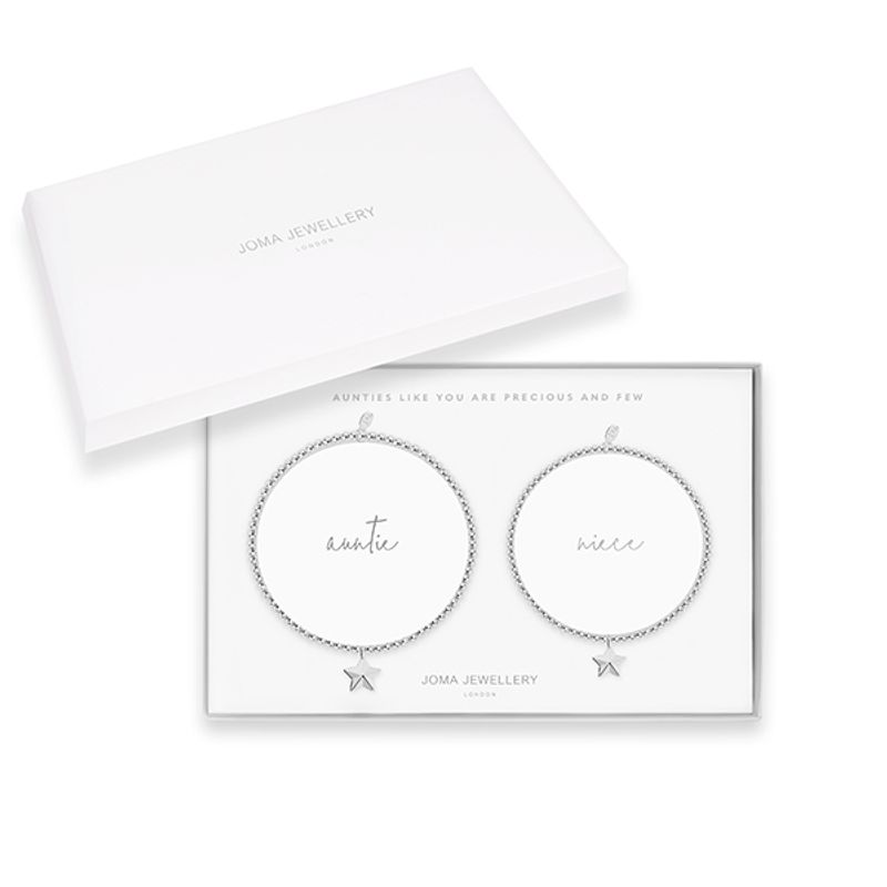 Gavesett AUNTIE voksen - barn 2 stk armbånd Joma Jewellery