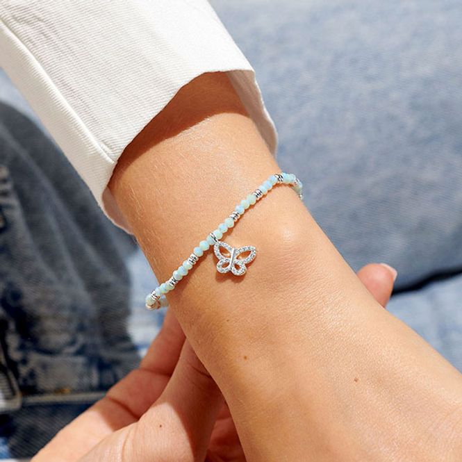 Hovedbilde Armbånd BOHO BEADS BUTTERFLY blå Joma Jewellery