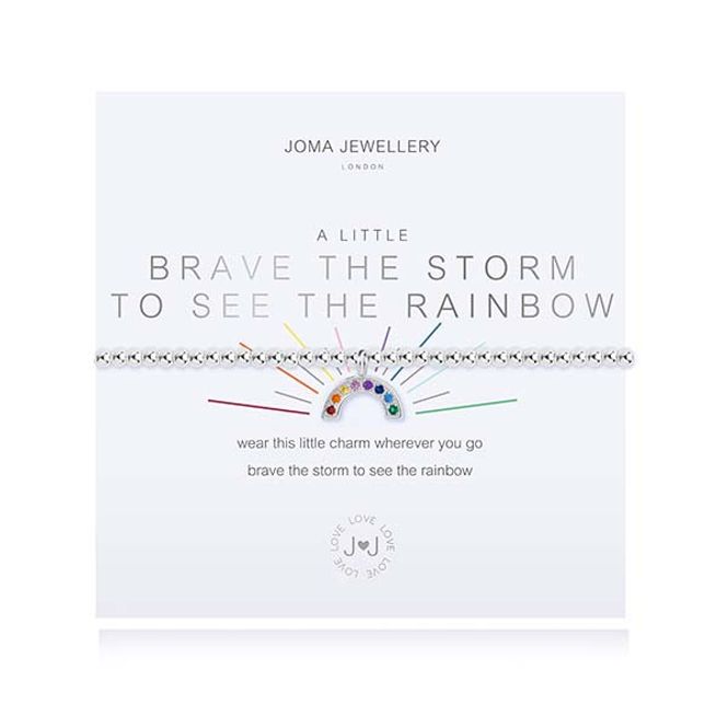 Hovedbilde Armbånd BRAVE THE STORM TO SEE THE RAINBOW Joma Jewellery