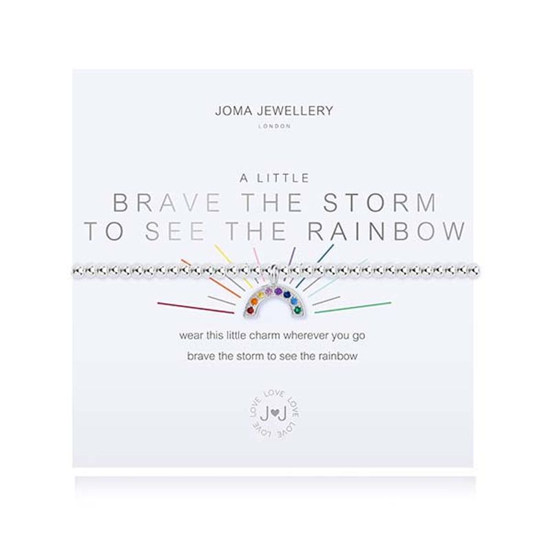 Armbånd BRAVE THE STORM TO SEE THE RAINBOW Joma Jewellery