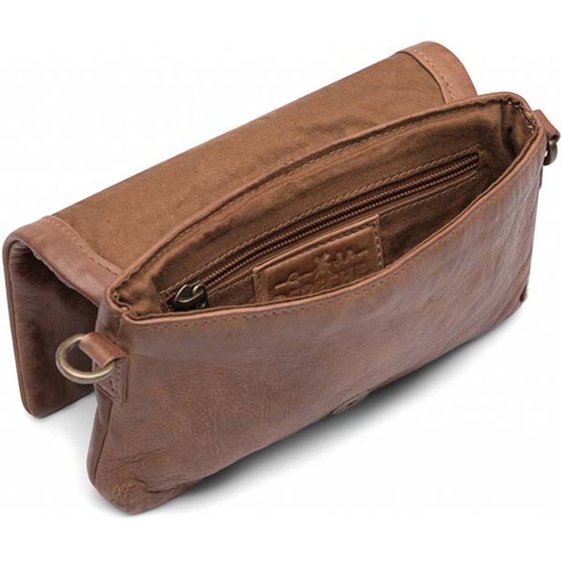 Clutch veske Power field chestnut brun Depeche