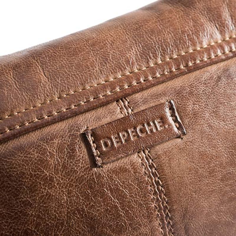 Clutch veske Power field chestnut brun Depeche