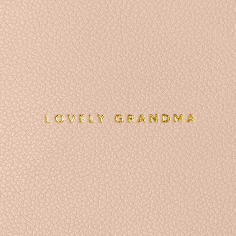 Clutch veske LOVELY GRANDMA rosa Katie Loxton