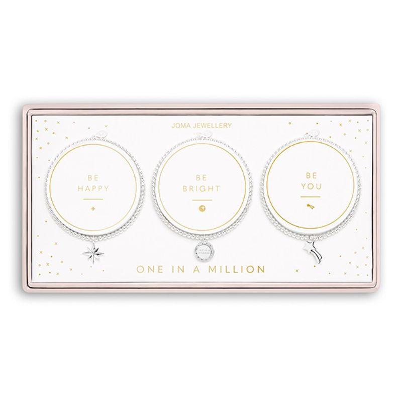 Gavesett ONE IN A MILLION 3 armbånd Joma Jewellery