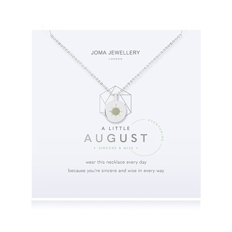 Smykke AUGUST fødselsstein Aventurine Joma Jewellery