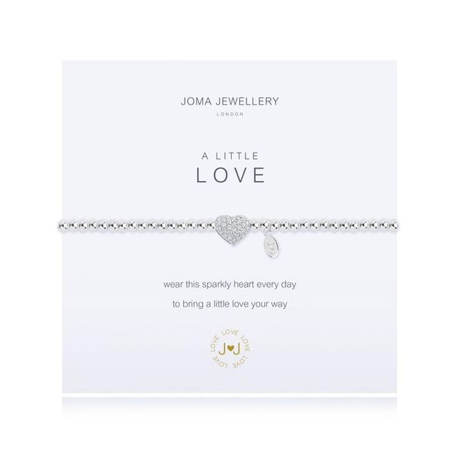 Hovedbilde Armbånd LOVE Pave Hjerte A Little Joma Jewellery  