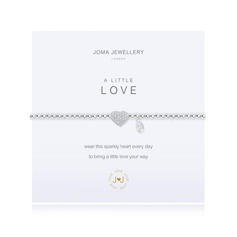 Armbånd LOVE Pave Hjerte A Little Joma Jewellery  