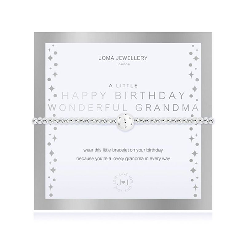 Armbånd HAPPY BIRTHDAY WONDERFUL GRANDMA Joma Jewellery 