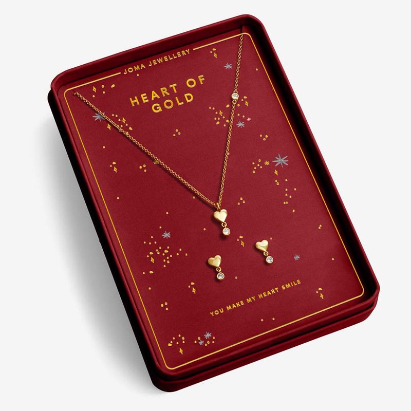 Smykkesett HEART OF GOLD With Love sett Joma Jewellery