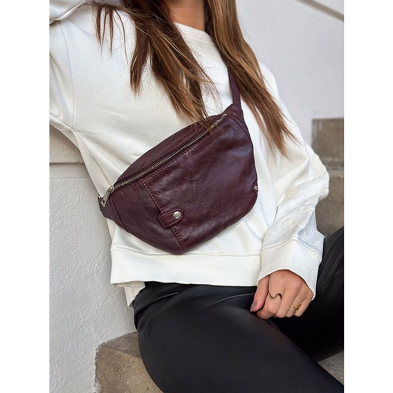Bumbag veske POWER FIELD Cranberry Depeche