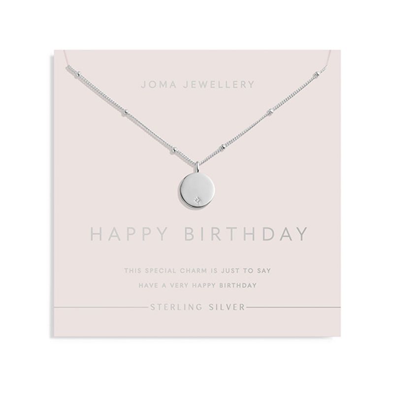 Smykke HAPPY BIRTHDAY 925 sølv Joma Jewellery