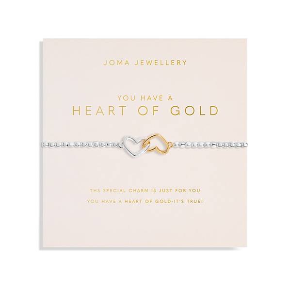Armbånd YOU HAVE A HEART OF GOLD Forever Yours Joma Jewellery