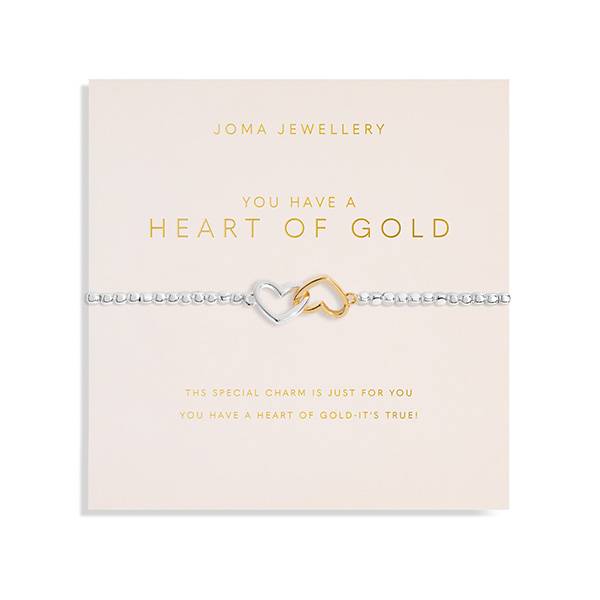 Armbnd YOU HAVE A HEART OF GOLD Forever Yours Joma Jewellery