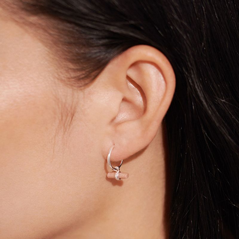 Øredobber AURA BAR RHODOCHROSITE Joma Jewellery