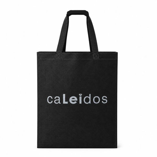 Clutch veske azzurro lys blå sølv Caleidos