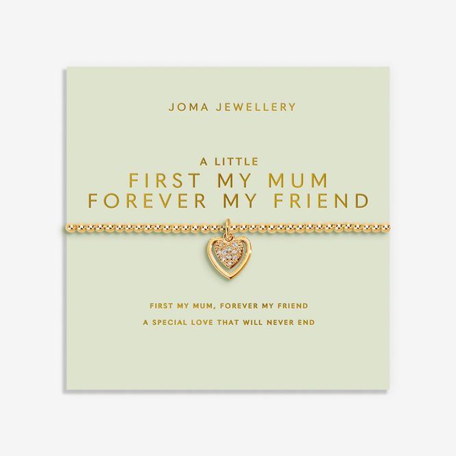 Hovedbilde Armbånd FIRST MY MUM FOREVER MY FRIEND Gold A Little Joma Jewellery 