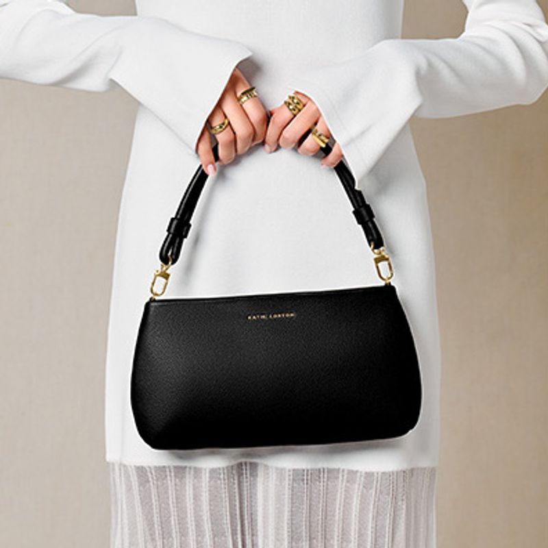 Clutch veske ASHA WRISTLET svart Katie Loxton