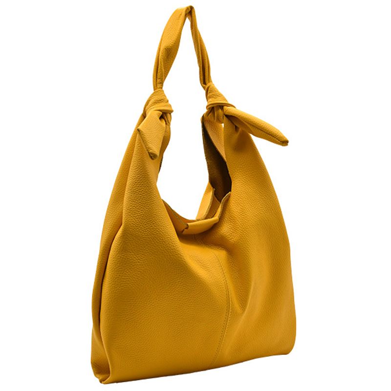 Skulderveske m clutch gul Caleidos