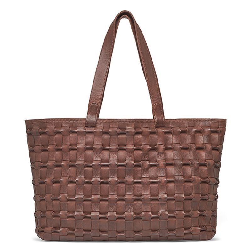 Shopper veske MODERN HANDCRAFT choco brun Depeche 
