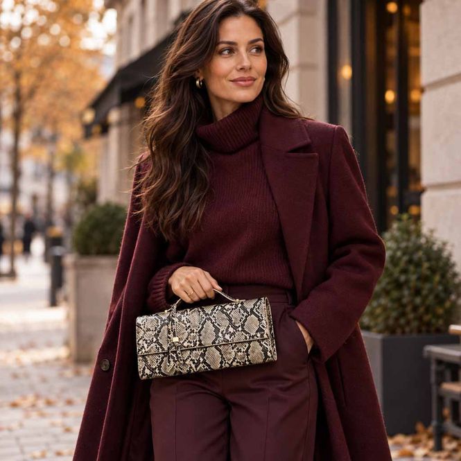 Hovedbilde Clutch - håndveske ALMA faux snake slangeskinn Katie Loxton 