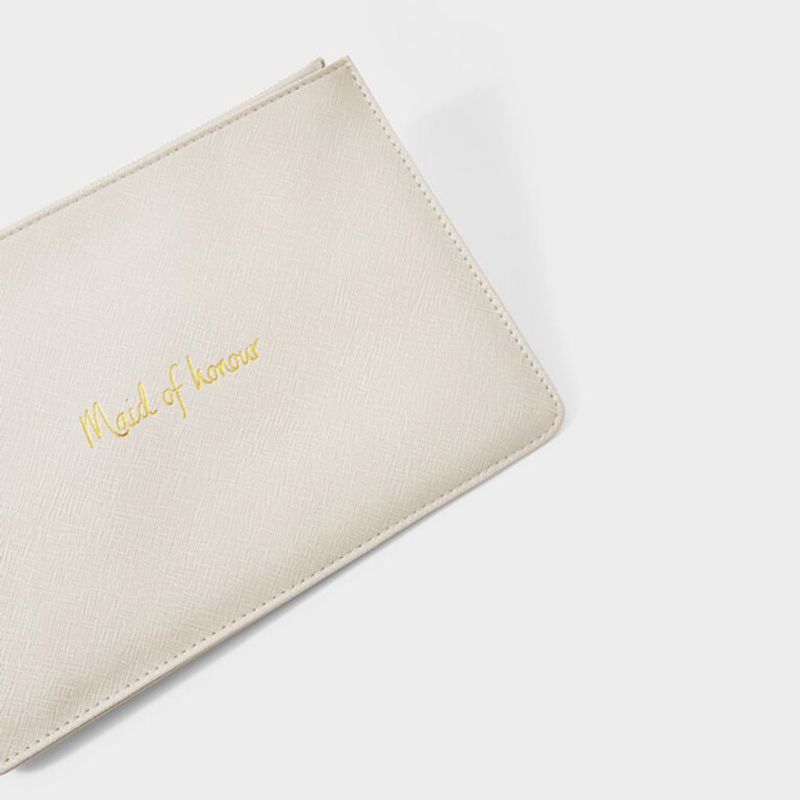 Clutch veske MAID OF HONOUR grå Katie Loxton