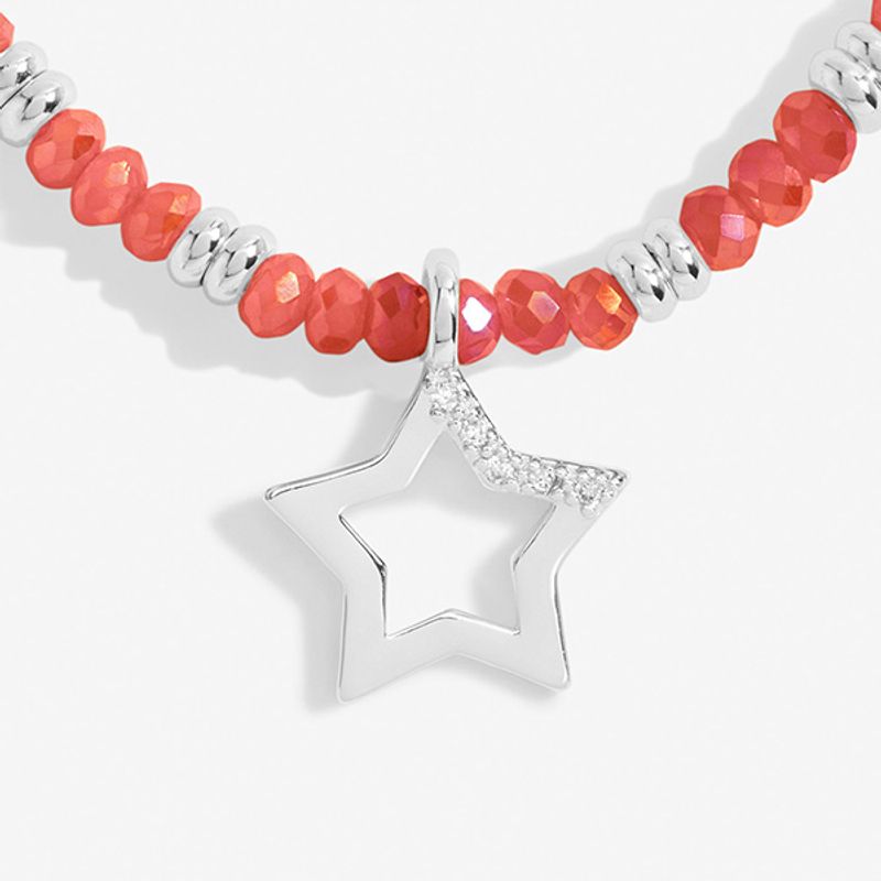 Armbånd BOHO BEADS STAR korall Joma Jewellery