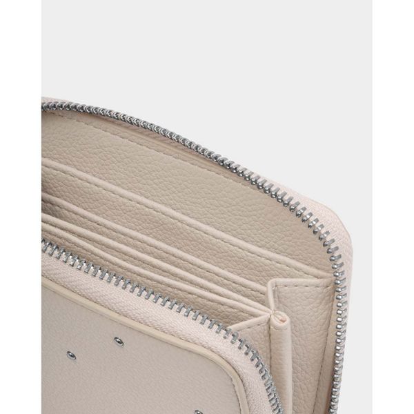 Kortholder - lommebok MEELA oyster beige sølv Katie Loxton