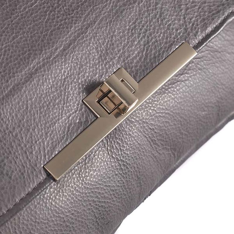 Clutch veske GOLDEN CHIC antracit grå Depeche