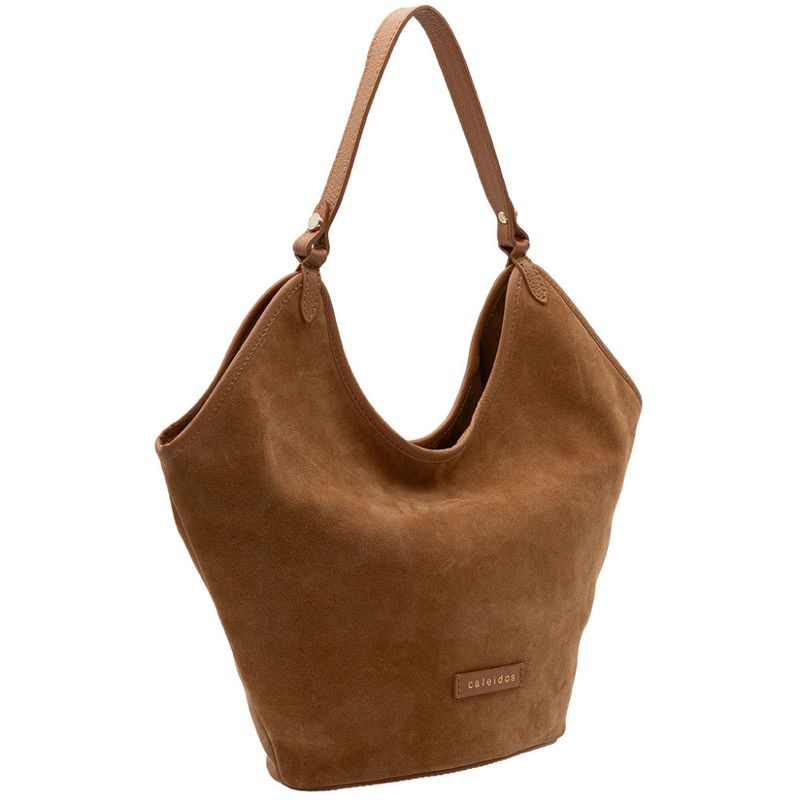  Håndveske - skulderveske FRANCESCA caramel brun Caleidos 