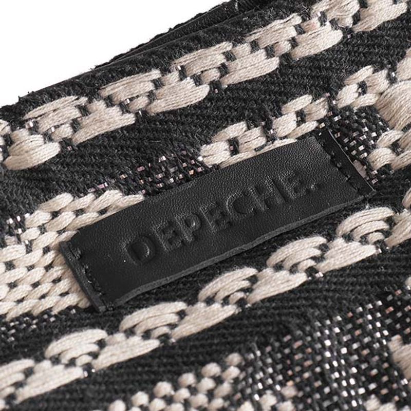 Shopper veske SOFT LUXURY svart offwhite Depeche