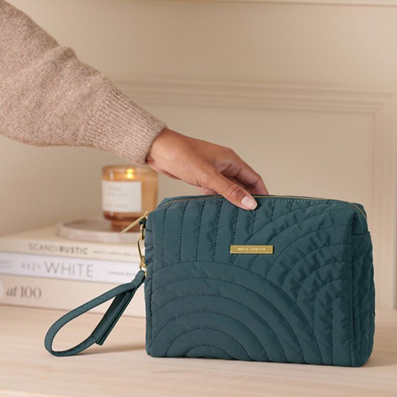 Toalettmappe QUILTED blå Katie Loxton