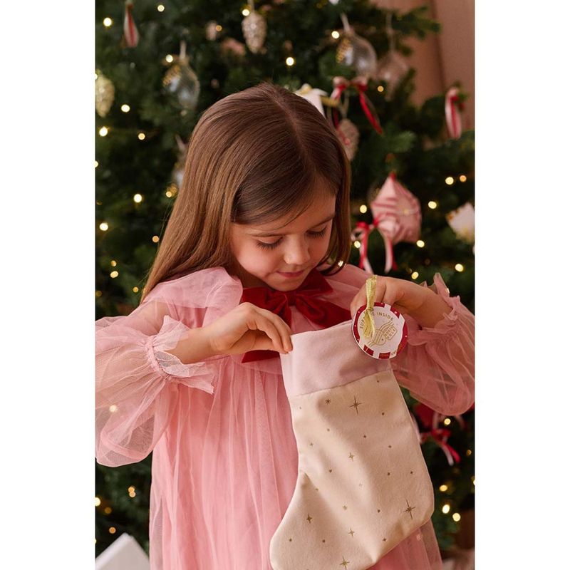 Gavesett Julestrømpe Armbånd - Hårspenner HAPPY CHRISTMAS Barn A Little Joma Jewellery 
