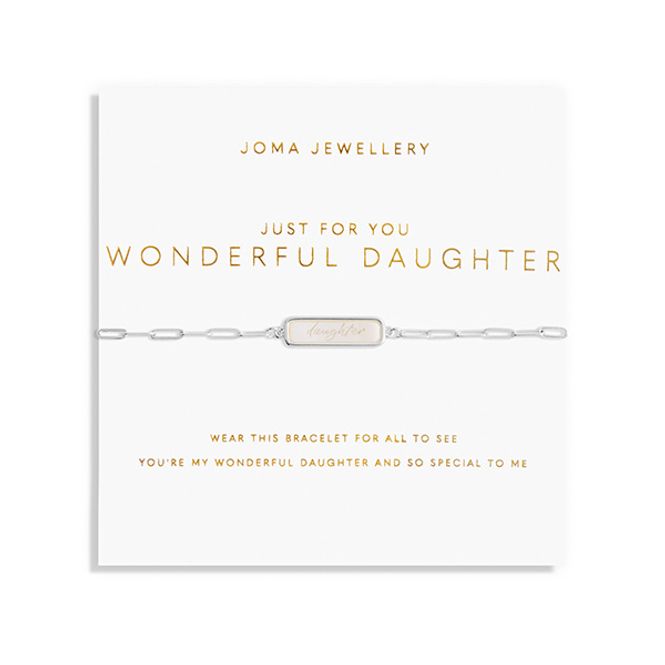 Hovedbilde Armbånd JUST FOR YOU WONDERFUL DAUGHTER My Moments Joma Jeweller