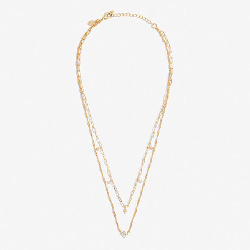 Smykke STACKS OF STYLE STJERNE 2 in 1 gull Joma Jewellery