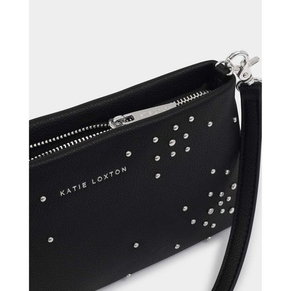 Clutch veske NOVA svart sølv Katie Loxton