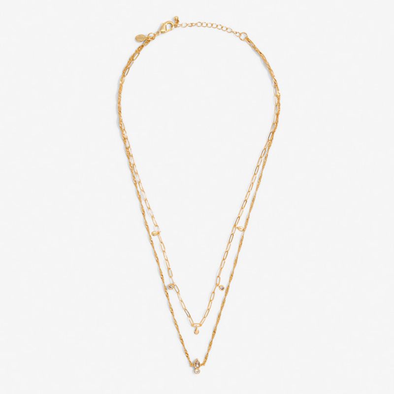 Smykke STACKS OF STYLE DRÅPE 2 in 1 gull Joma Jewellery