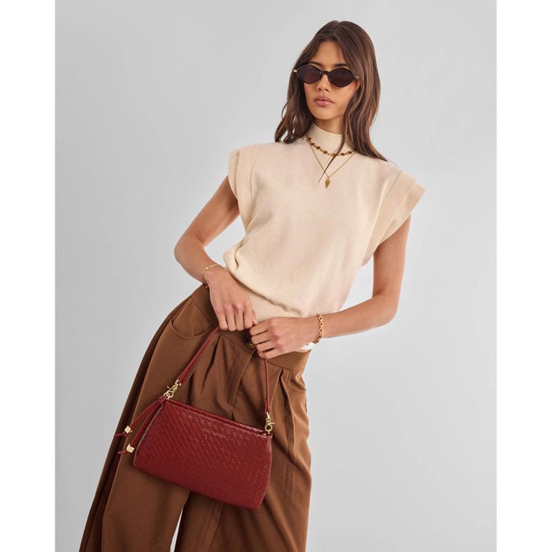 Cluch veske NOVA crimson rød Katie Loxton