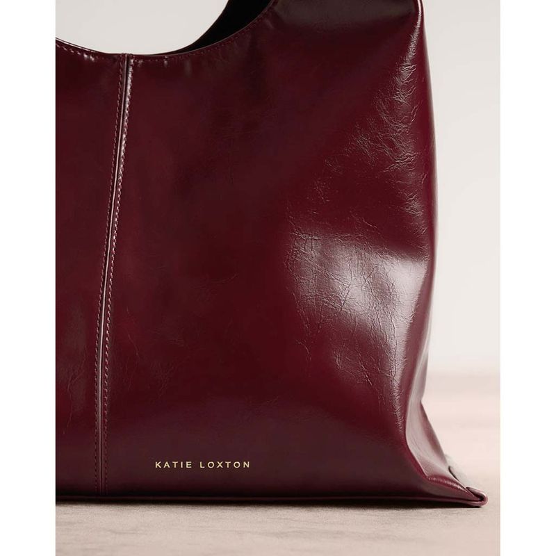 Skulderveske LAILA Dark Cherry Crackle burgunder Katie Loxton