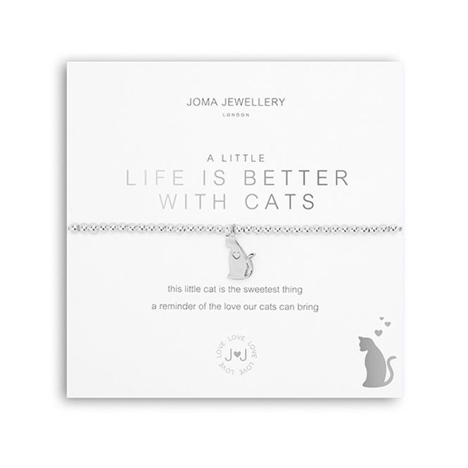 Hovedbilde Armbånd LIFE IS BETTER WITH CATS A Little Joma Jewellery