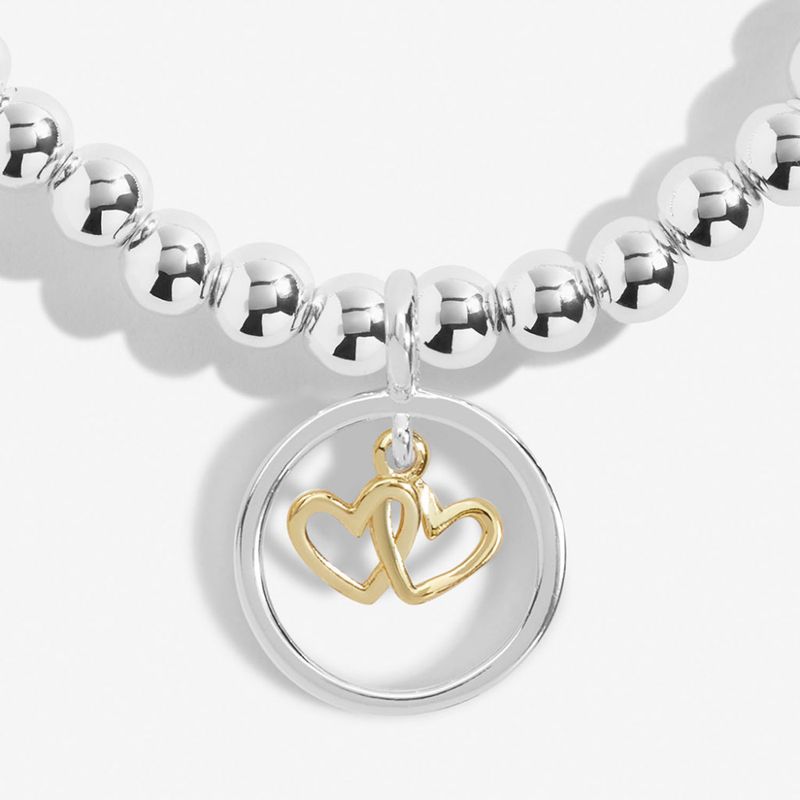 Armbånd SIDE BY SIDE OR MILES APART SISTER ALWAYS CLOSE BY HEART A Little Joma Jewellery 