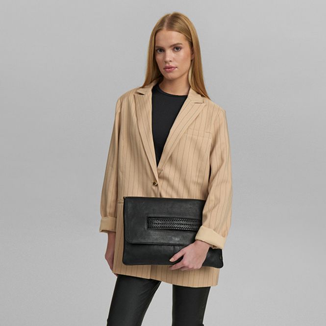 Hovedbilde Clutch veske - crossover WILD WEAVE svart Depeche 